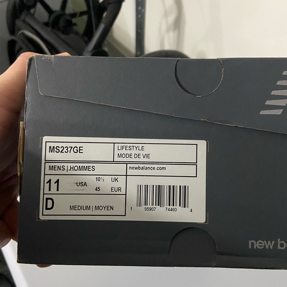 New Balance 237. Men’s size 11. Grey. New in box. - Picture 4 of 5